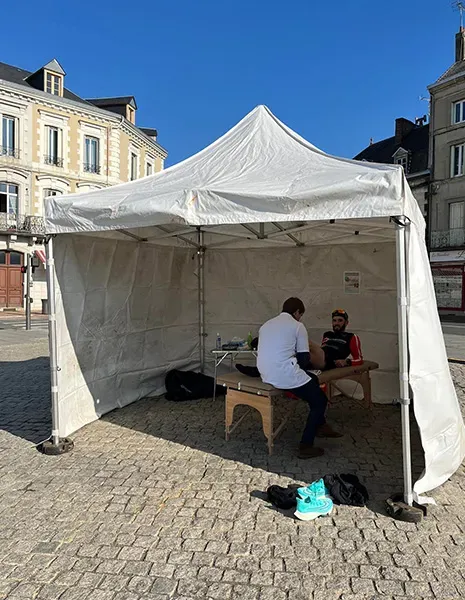 Entorse à Commentry